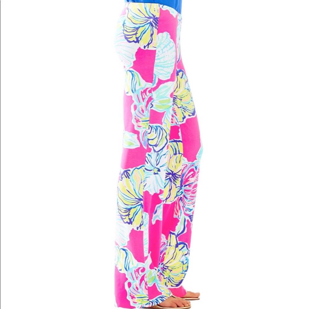 Pre loved! LILLY PULITZER Georgia May Palazzo Pants In Ride The Wave - Picture 2 of 10